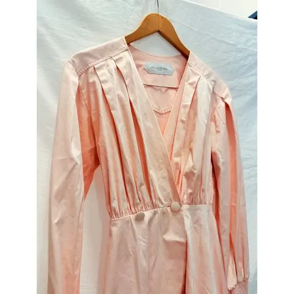 Fete Imperiale Chloris Dress Pink Tuxedo Dress Event‎ Met Gala Red Carpet US4 - Picture 6 of 9